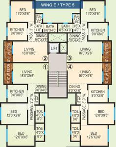 Project Image of 965 Sq.ft 2 BHK Apartment / Flat for sale in Virar West for Rs. 6500000