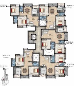 Project Image of 531.63 - 533.35 Sq.ft 2 BHK Apartment for buy in Avigna Emerald Phase 1