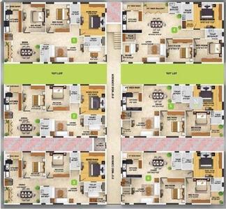 Project Image of 1608.0 - 2165.0 Sq.ft 3 BHK Apartment for buy in Prakruthi Infrastructure AGR Castle