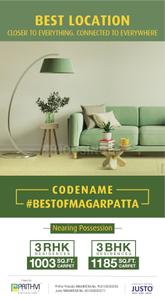 Project Image of 1003.0 - 1185.0 Sq.ft 3 BHK Apartment for buy in Codename BESTOFMAGARPATTA