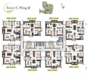Project Image of 1422 Sq.ft 3 BHK Apartment / Flat for sale in Chikkakannalli for Rs. 16350000
