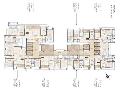 Project Image of 801.0 - 1878.0 Sq.ft 2 BHK Apartment for buy in JE And VEE Shree Gopaldham