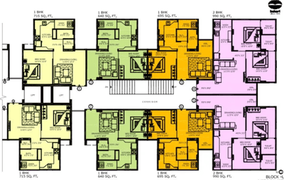 Project Image of 690 Sq.ft 1 BHK Apartment / Flat for sale in Vejalpur for Rs. 3550000