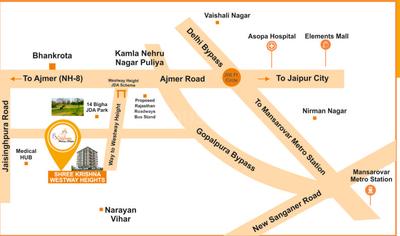 Project Image of 913.32 - 1182.42 Sq.ft 3 BHK Apartment for buy in Shree Krishna Residency XI
