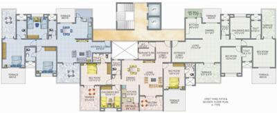 Project Image of 882.0 - 1102.0 Sq.ft 3 BHK Apartment for buy in Sai Brooklands Phase 2