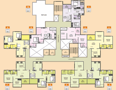 Project Image of 462.85 - 635.07 Sq.ft 1 BHK Apartment for buy in Spectrum BA Swadesha Phase 2
