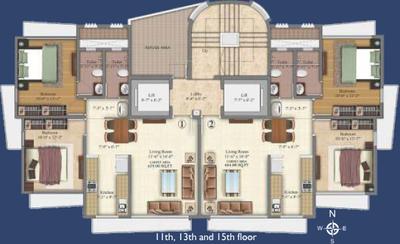 Project Image of 985 Sq.ft 2 BHK Apartment / Flat for sale in Mulund East for Rs. 14750000