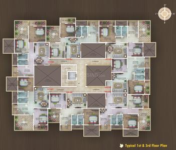 Project Image of 0.0 - 426.0 Sq.ft 2 BHK Apartment for buy in Shanti Maple Enclave