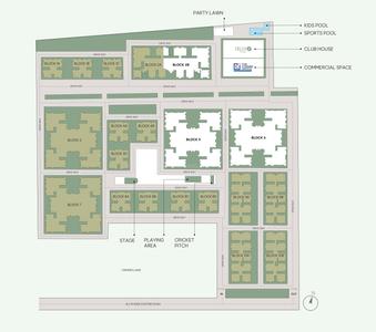 Project Image of 1050.0 - 1570.0 Sq.ft 2 BHK Apartment for buy in Janapriya Nile Valley Project Block 2B