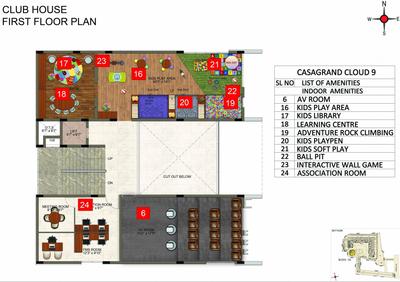 Project Image of 0.0 - 2370.0 Sq.ft 4 BHK Apartment for buy in Casagrand Cloud 9