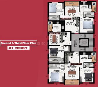 Project Image of 910.0 - 1220.0 Sq.ft 2 BHK Apartment for buy in Viva Venba