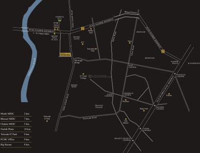 Project Image of 925 Sq.ft 2 BHK Apartment / Flat for sale in Moshi for Rs. 5500000