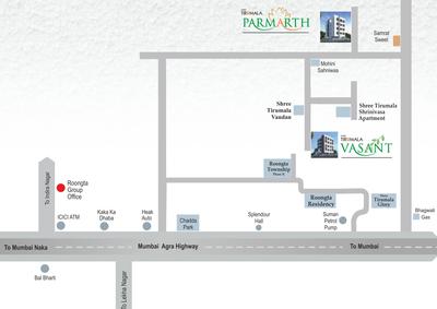 Roongta Shree Tirumala Vasant Apartment Images for Location Plan of Roongta Shree Tirumala Vasant Apartment 1
