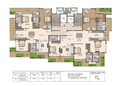 Project Image of 2335.0 - 3500.0 Sq.ft 3 BHK Apartment for buy in Sipani Grande