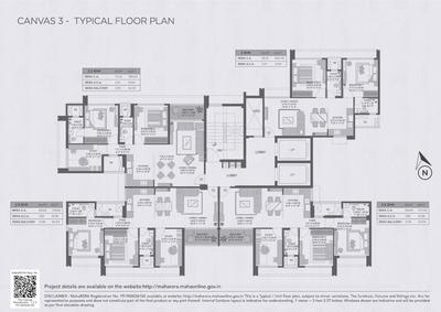 Project Image of 605.25 - 850.03 Sq.ft 2 BHK Apartment for buy in Shapoorji Pallonji The Canvas Residences