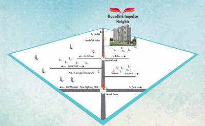 Project Image of 413.0 - 669.0 Sq.ft 1 BHK Apartment for buy in Haardhik Impulse Heights