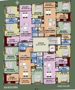 Project Image of 917.0 - 1260.0 Sq.ft 2 BHK Apartment for buy in HM Royal Homes