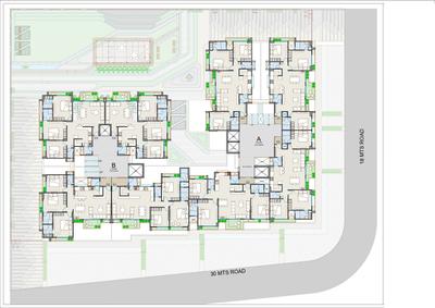 Project Image of 1595 Sq.ft 3 BHK Apartment / Flat for sale in Kudasan for Rs. 12090000