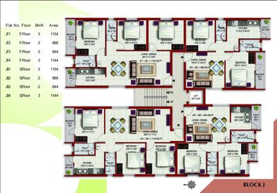 Project Image of 625.0 - 1288.0 Sq.ft 1 BHK Apartment for buy in Colorhomes Elite Enclave