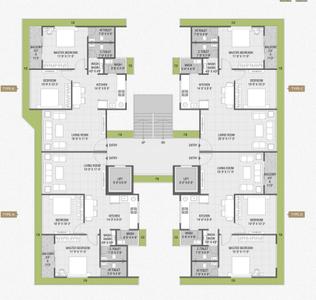 Project Image of 1385 Sq.ft 2 BHK Apartment / Flat for sale in Althan for Rs. 6000000