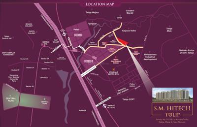 Project Image of 365.11 - 463.28 Sq.ft 1 BHK Apartment for buy in S M Hitech Tulip