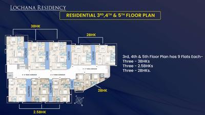 Project Image of 880.92 - 1195.22 Sq.ft 2 BHK Apartment for buy in Lochana Residency