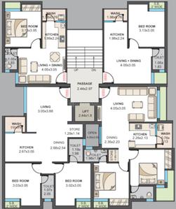 Jay Gayatri Jagrutideep Avenue Layout Plan 1
