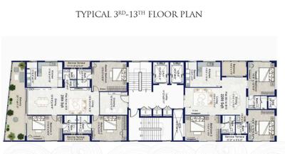 Project Image of 2983 Sq.ft 3 BHK Apartment / Flat for sale in Muttukadu for Rs. 26870778