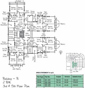 Project Image of 754.0 - 791.0 Sq.ft 2 BHK Apartment for buy in Pinnacle Apartment
