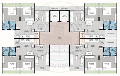Project Image of 603.21 - 859.93 Sq.ft 2 BHK Apartment for buy in R J Radhe Elysium