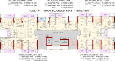 Project Image of 743.89 - 1973.02 Sq.ft 2 BHK Apartment for buy in Adani Atelier Greens