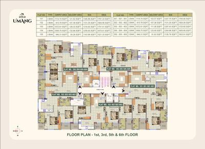 Project Image of 1143.68 - 2120.13 Sq.ft 2 BHK Apartment for buy in Elite Umang