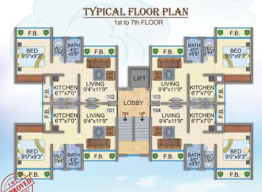 Project Image of 515.0 - 680.0 Sq.ft 1 BHK Apartment for buy in Kuber Aarambh