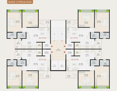 Project Image of 401.6 - 676.4 Sq.ft 1 BHK Apartment for buy in Vraj Residency