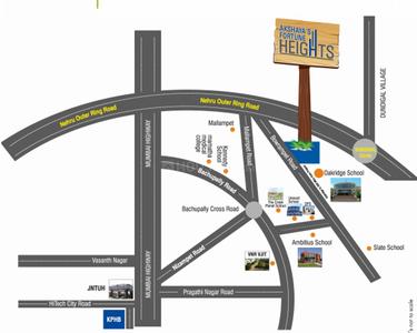 DJS Akshayas Fortune Heights Images for locationPlan 1