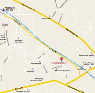 Project Image of 368.88 - 489.0 Sq.ft 1 BHK Apartment for buy in Nisarg Greens Phase 2 F