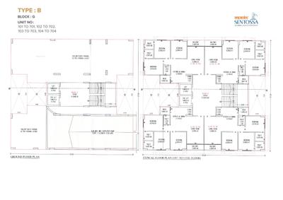 Project Image of 681.36 - 855.84 Sq.ft 2 BHK Apartment for buy in Sahjanand Sentossa