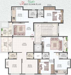 Project Image of 301.0 - 575.0 Sq.ft 1 BHK Apartment for buy in Roongta Shree Tirumala Vasant Apartment