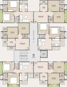 Project Image of 275.0 - 568.0 Sq.ft 1 BHK Apartment for buy in Abhilashha Residency Phase 2