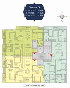 Project Image of 999.0 - 1623.0 Sq.ft 2 BHK Apartment for buy in Chordias G4