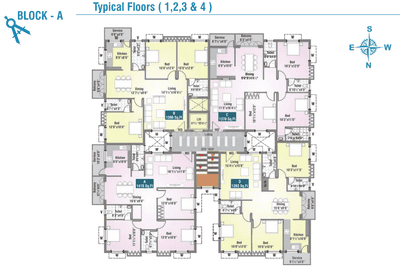 Project Image of 964.0 - 1498.0 Sq.ft 2 BHK Apartment for buy in Sree Sai Air View Apartment
