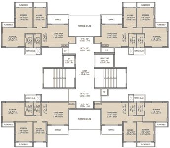 Project Image of 417.0 - 625.0 Sq.ft 2 BHK Apartment for buy in Bhumiraj Hills Tower 7