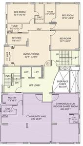 Project Image of 1765.0 - 2035.0 Sq.ft 3 BHK Apartment for buy in Siddha Nirvana