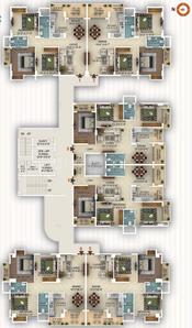 Project Image of 1632.0 - 1690.0 Sq.ft 3 BHK Apartment for buy in Prarthana Solitaire