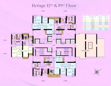 Project Image of 768.0 - 1168.11 Sq.ft 2 BHK Apartment for buy in Neelam Senroofs Phase III