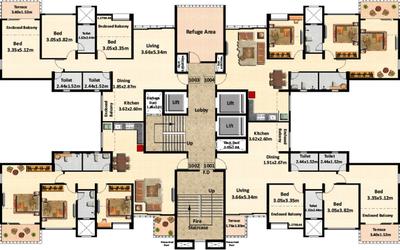 Project Image of 631.52 - 935.06 Sq.ft 2 BHK Apartment for buy in Nyati Elysia IV