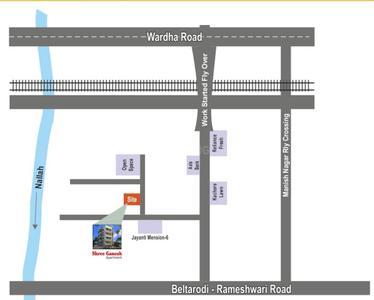 Sri Swapnapurti Shree Ganesh Apartment Nagpur Location Plan 1