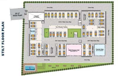 Project Image of 1550.0 - 1706.0 Sq.ft 3 BHK Apartment for buy in Sai Sannidhi II