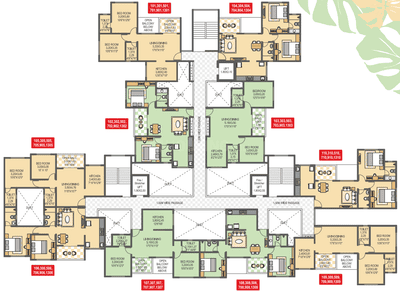Project Image of 675.55 - 707.73 Sq.ft 2 BHK Apartment for buy in Mont Vert Kingstown
