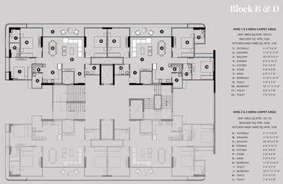 Project Image of 1083.17 - 1487.57 Sq.ft 3 BHK Apartment for buy in Tryksha Beaufort Park
